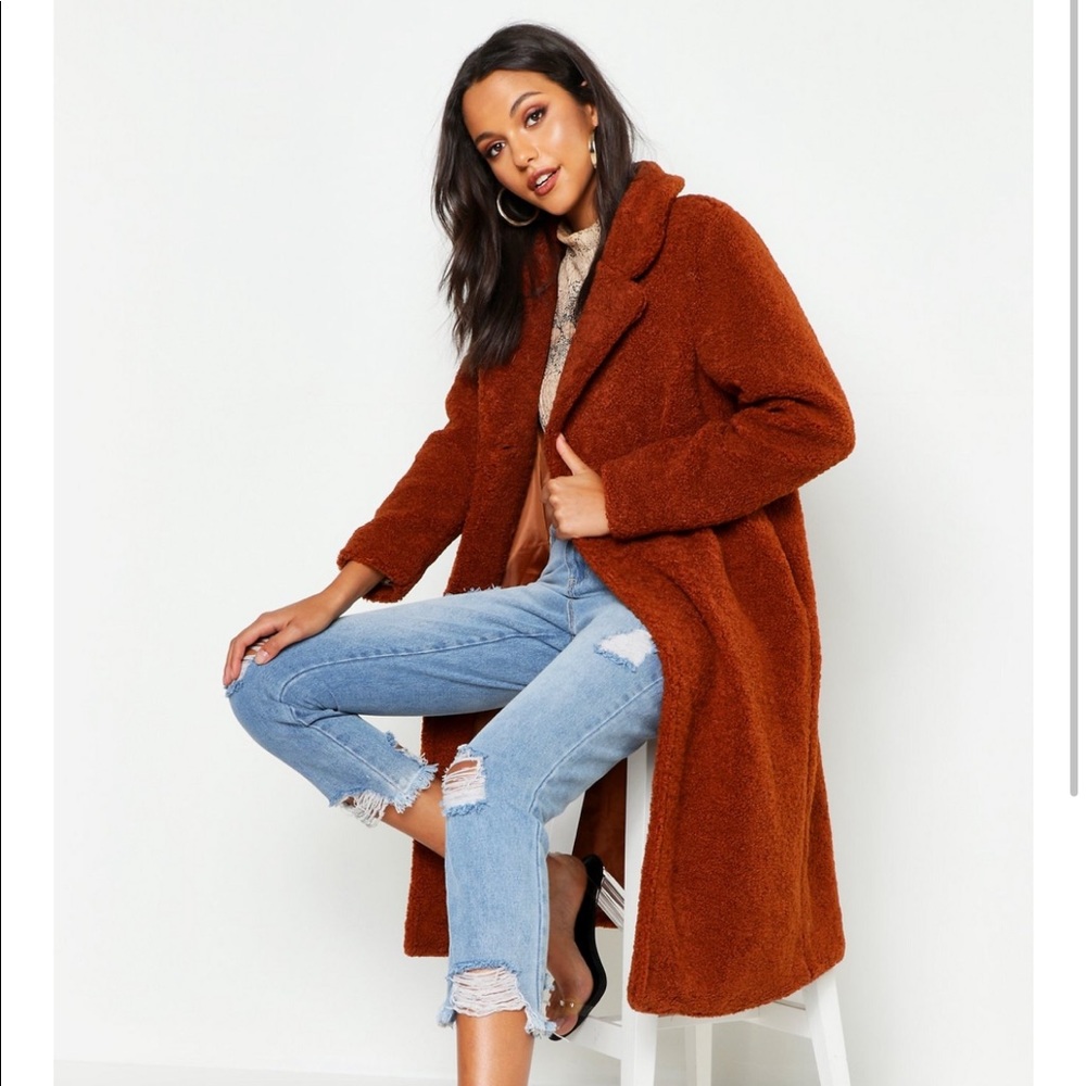 Oversized Teddy Faux Fur Coat